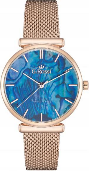 Zlaté dámské krásné hodinky s Modrým Ciferníkem, elegantní a módní jako dárek