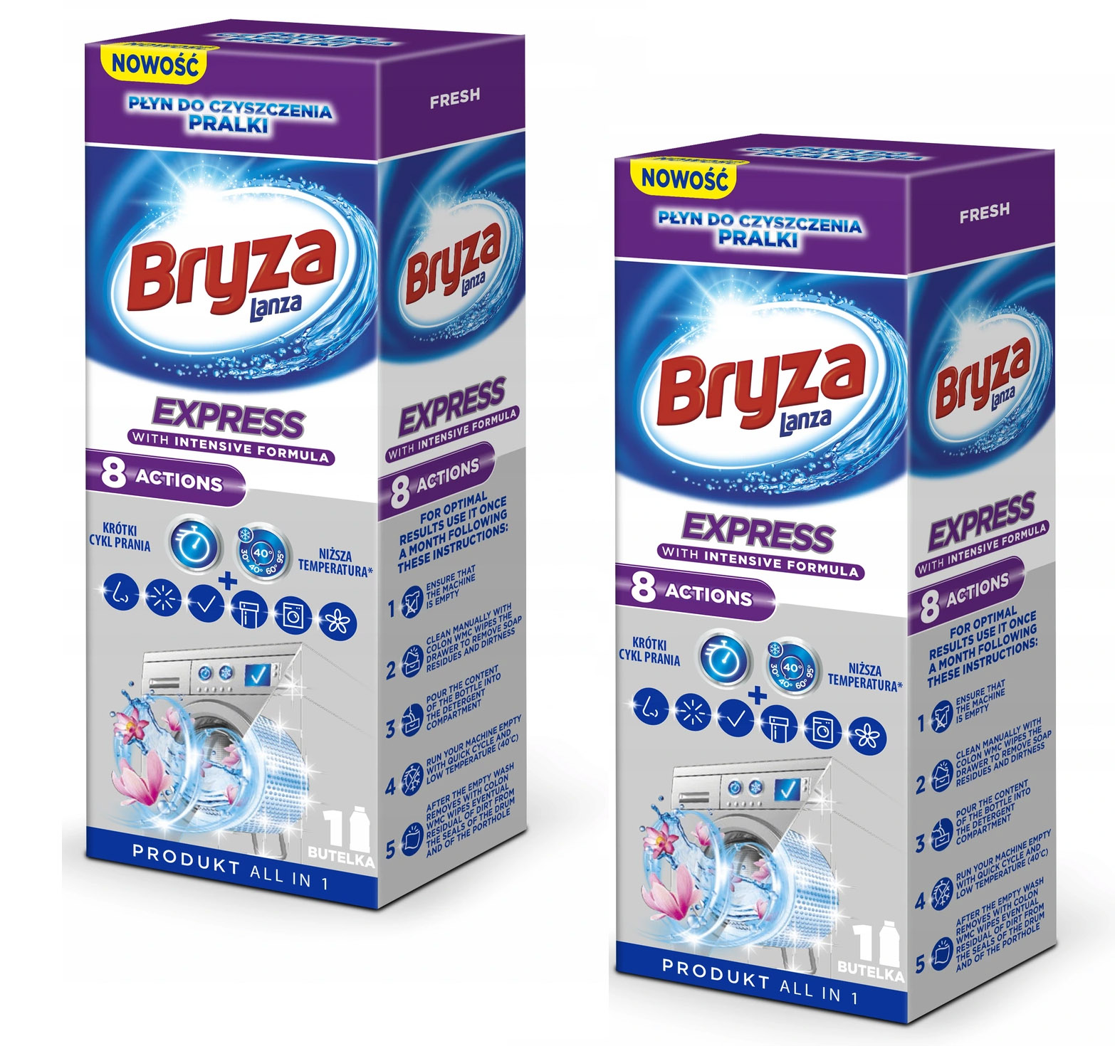 

Bryza Lanza Płyn Czyszczenia Pralki Express 2x250