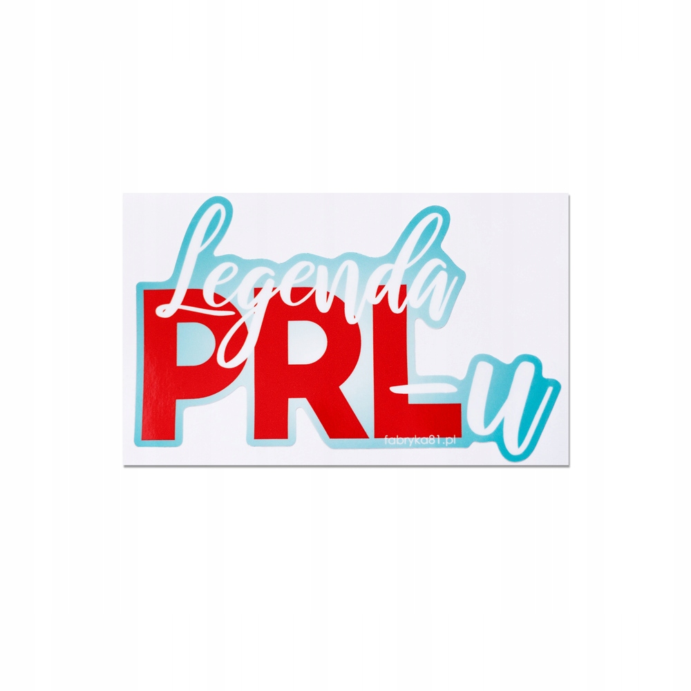 Naklejka na samochód Legenda PRLu Fso Polonez Fiat 125p 126p Żuk Skoda Nysa