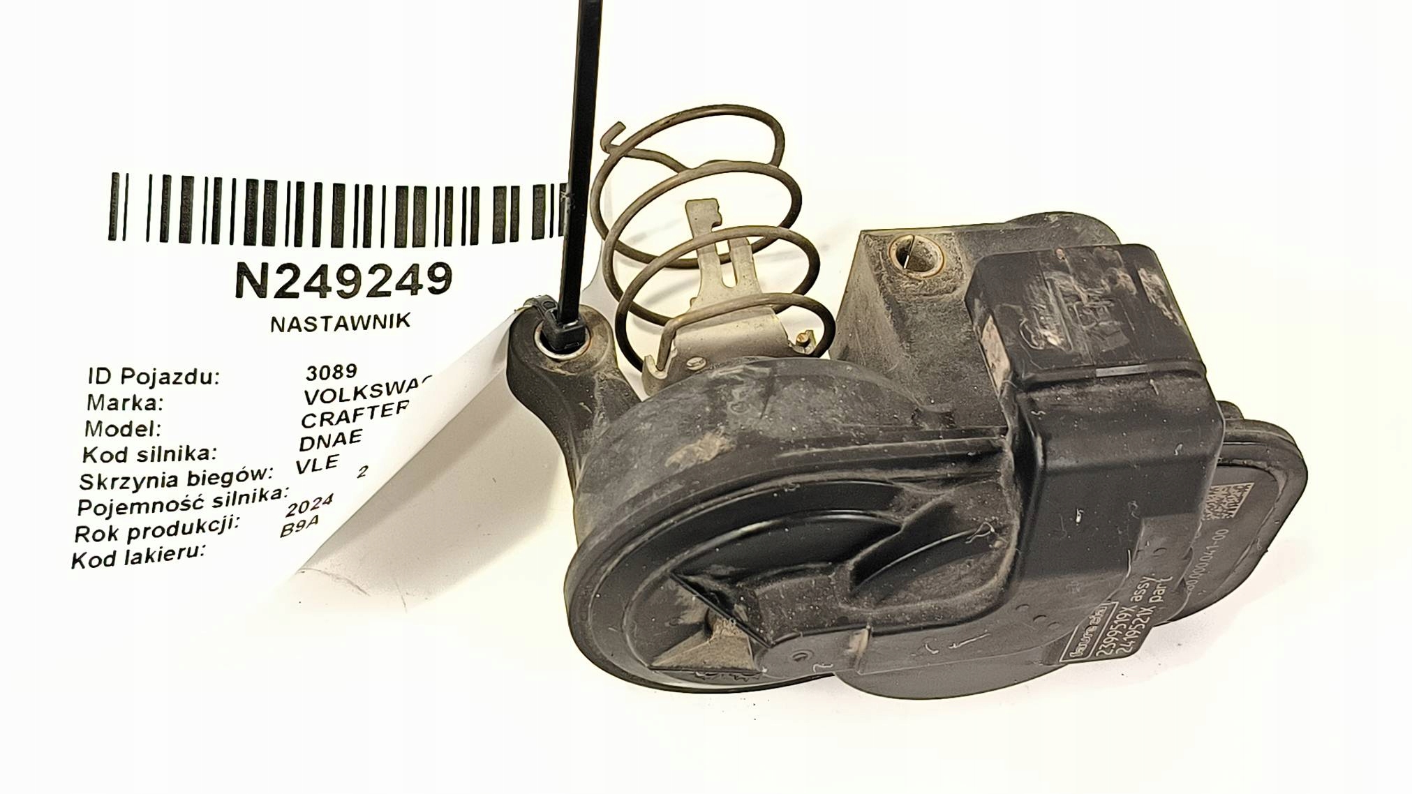 Régulateur Turbines 2399519X VOLKSWAGEN CRAFTER II