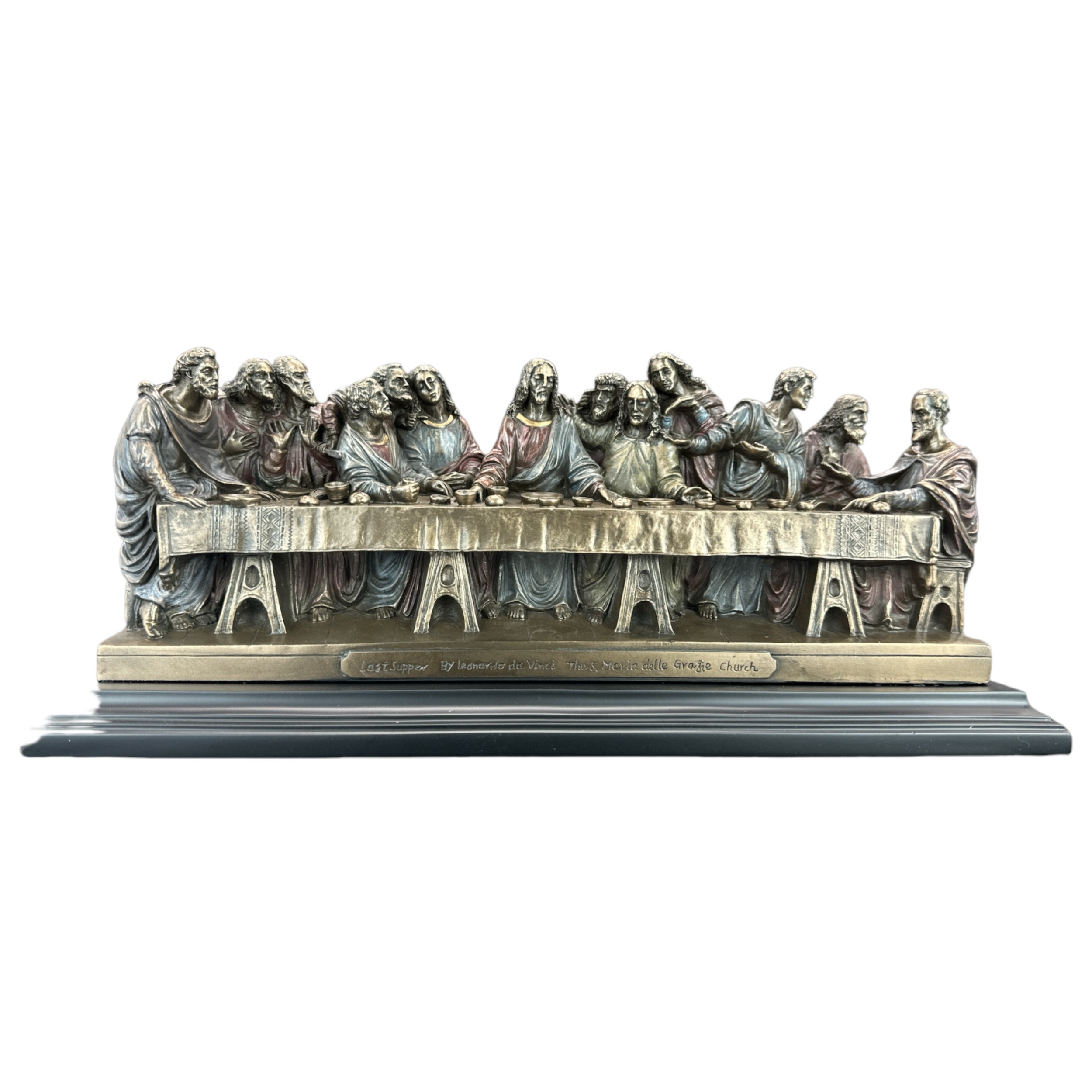 Socha Figurka hnedá Posledná Večera Veronese (WU72159A4) darček