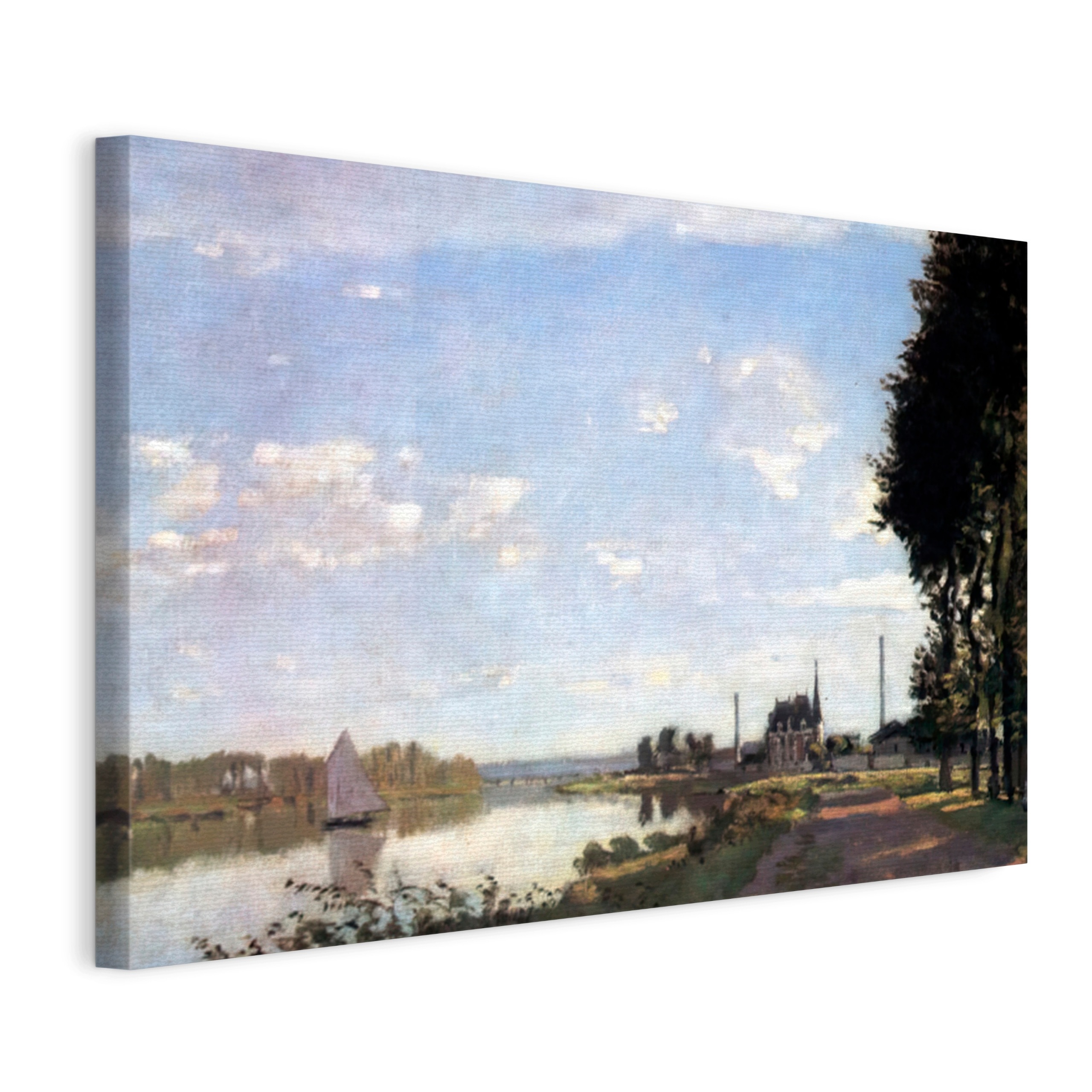 Obraz Na Plátně Claude Monet Stezka Přes Řeku V Argenteuil 120x80