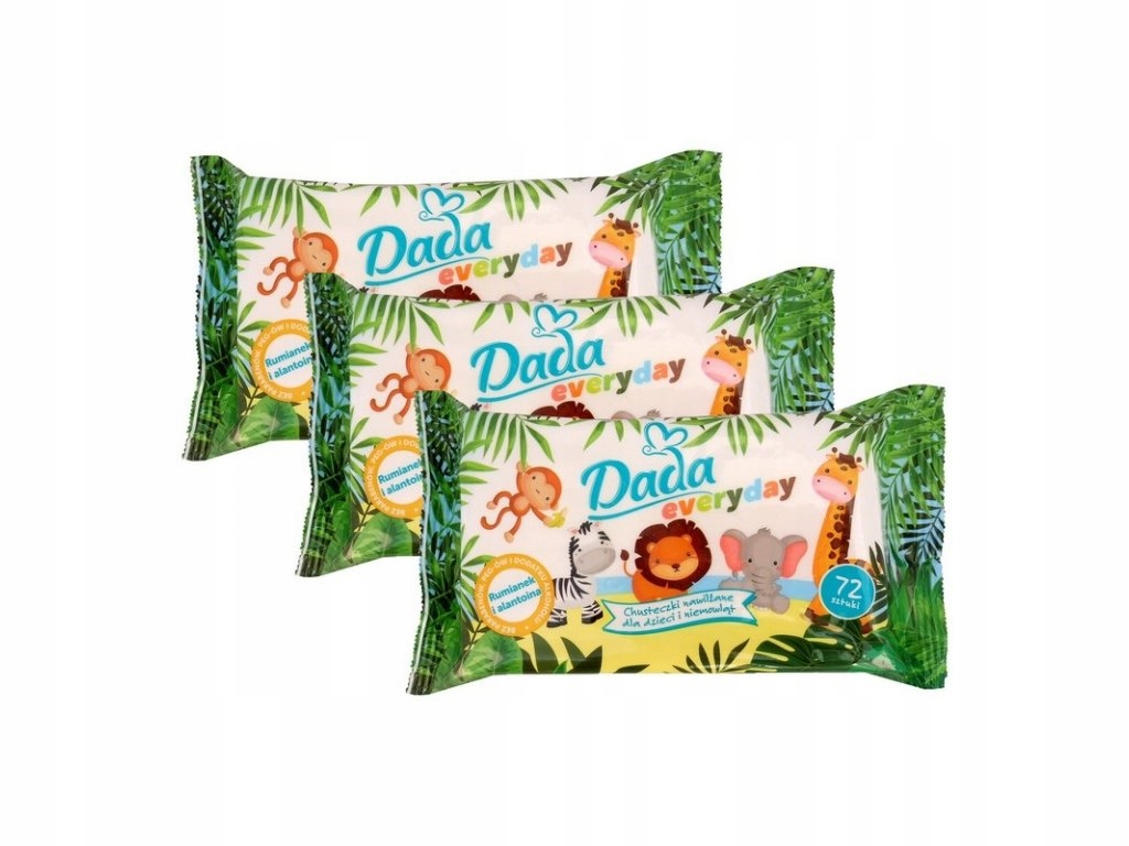 Dada Everyday chusteczki nawilżane 10x72szt 720szt Marka Dada