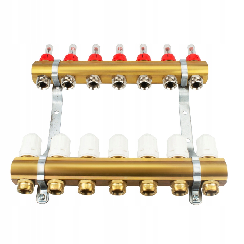 7 okruhový kolektor podlahového vytápění