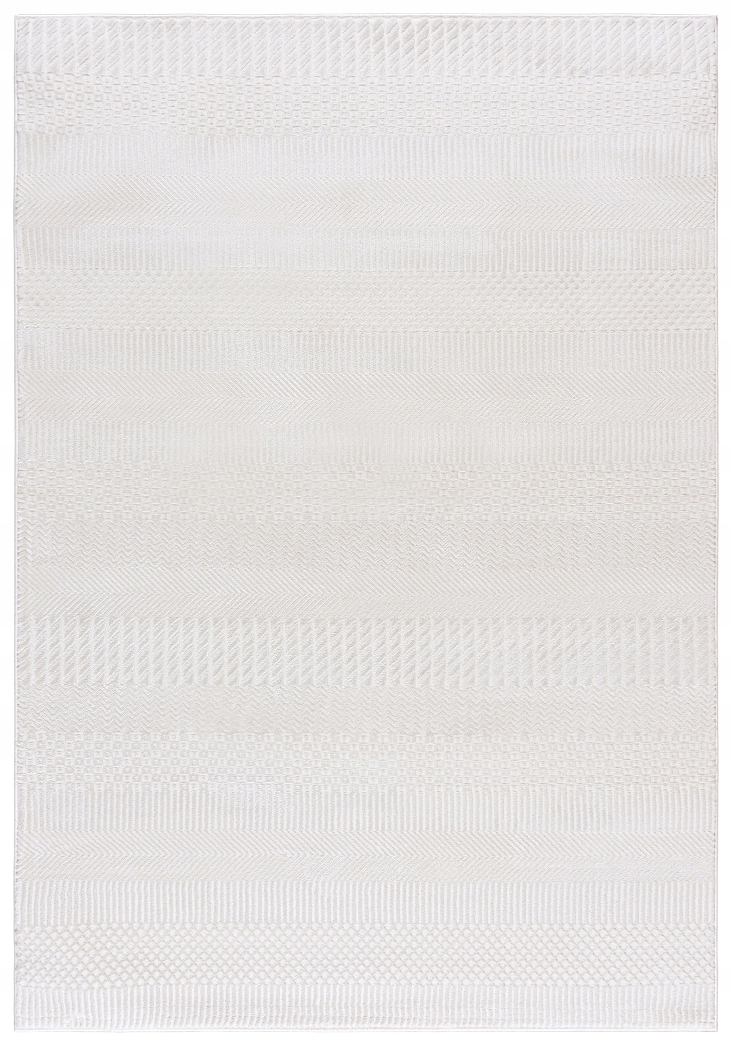 Koberec Hera 120x170 Stylový Moderní Módní Lesklý krémový w05