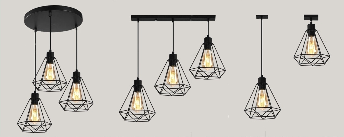 Kinkiet RENO 180986C lampa ścienna loft czarna Styl loft