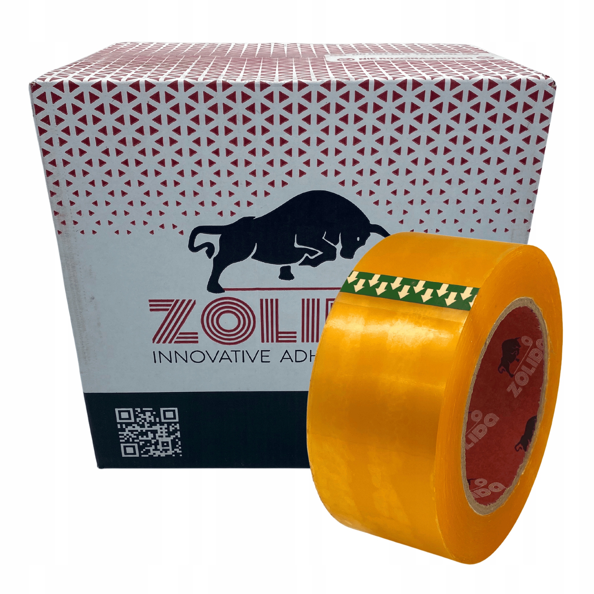 Zolida Taśma Pakowa Do Pakowania Mocny Solvent Premium 48/120M 36 Szt.