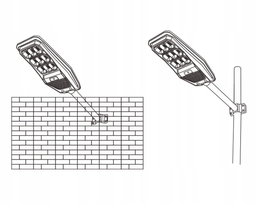 LAMPĂ SOLARĂ LED DE STRADA 120W SENSOR DE MIȘCARE TELECOMANDA Unghi de fascicul de 120 °