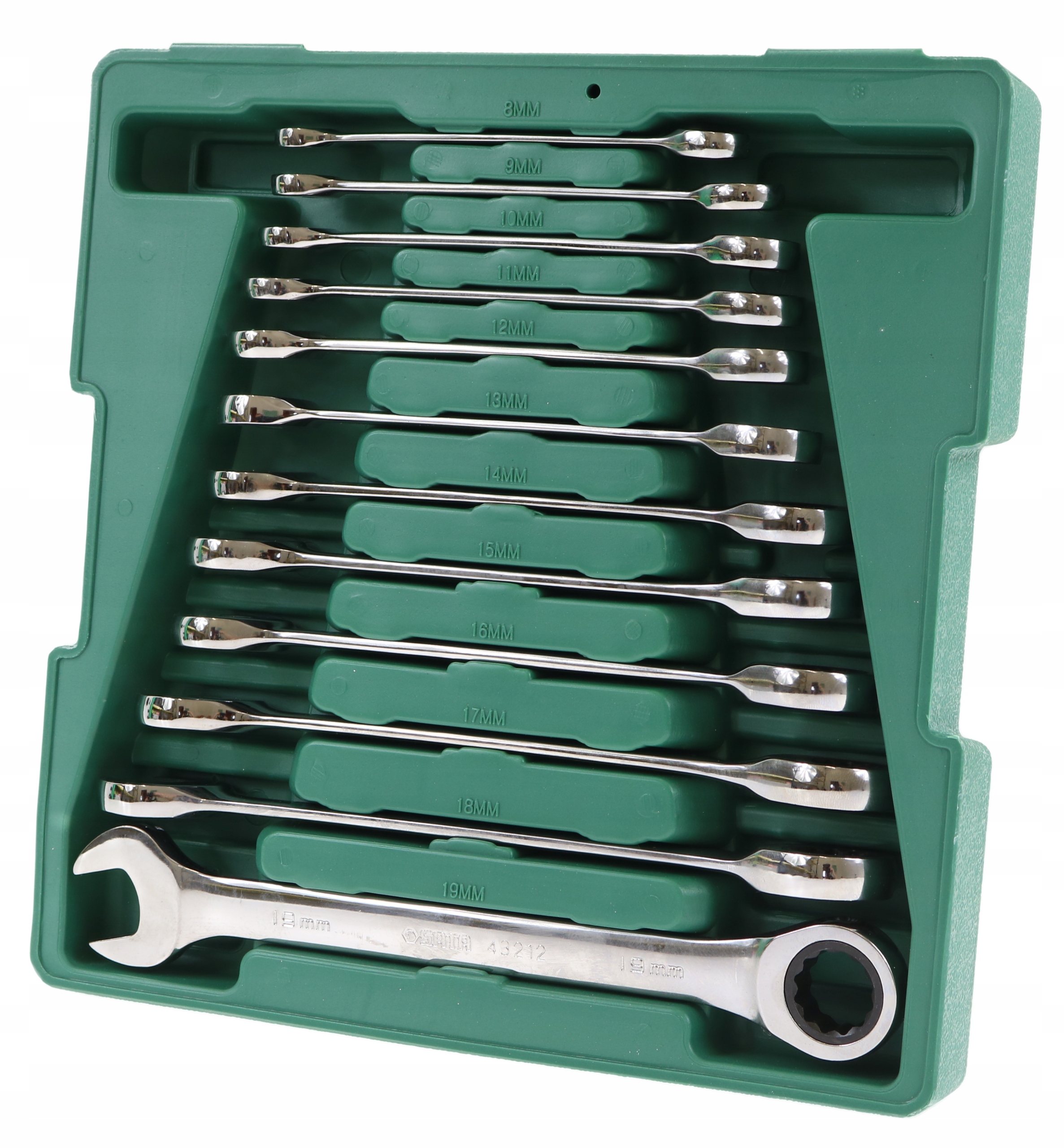 KLUCZE PLASKO OCZKOWE 12EL Z GRZECHOTKA SATA 09040 Producent code 09040 L2001 10