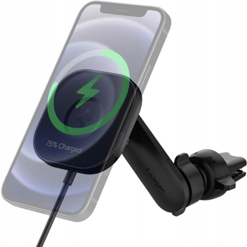 Spigen OneTap MagSafe Car Mount ITS12W Uchwyt Samochodowy Z Qi Magsafe