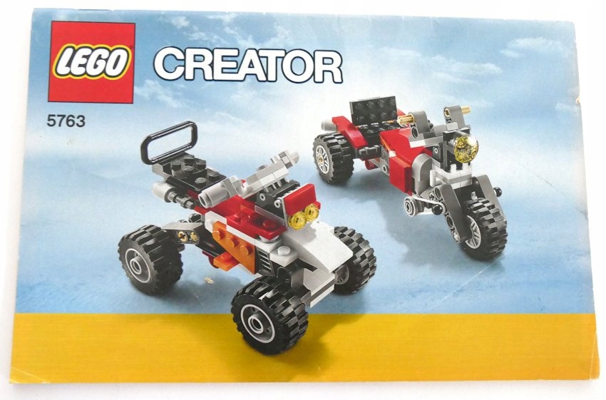 LEGO INSTRUKCJA CREATOR 5763 POJAZDY