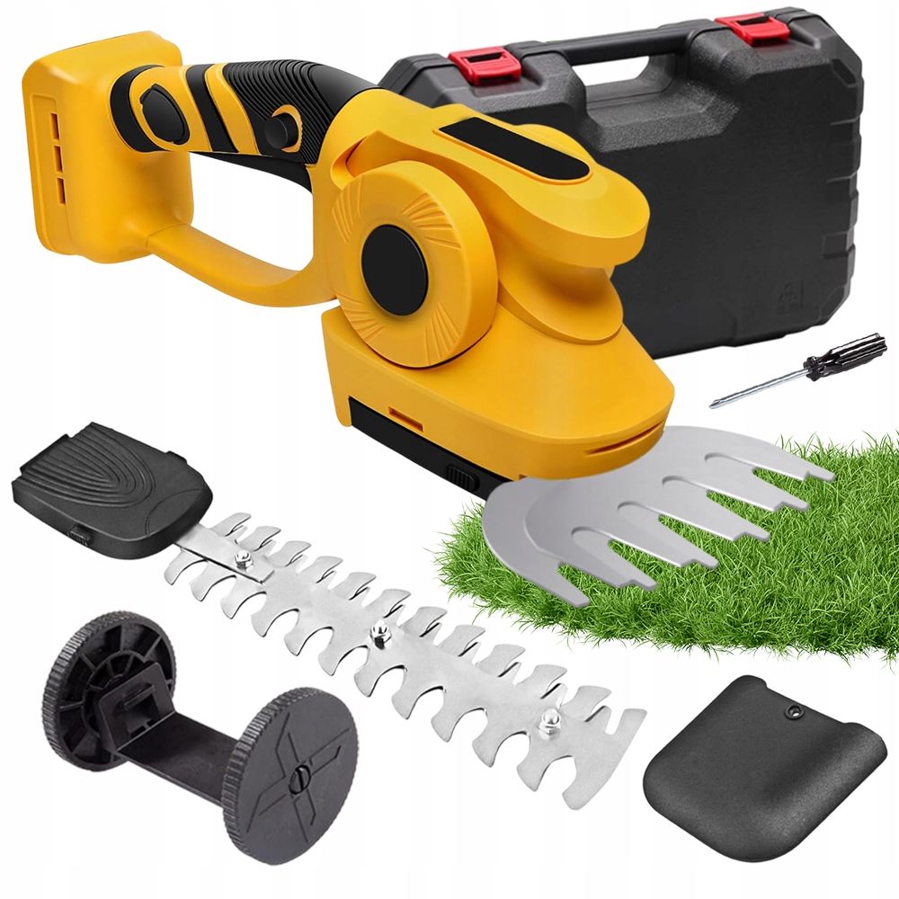 Podkaszarka Do Żywopłotu Akumulatorowa Ręczna Kosiarka Do Trawy 2W1