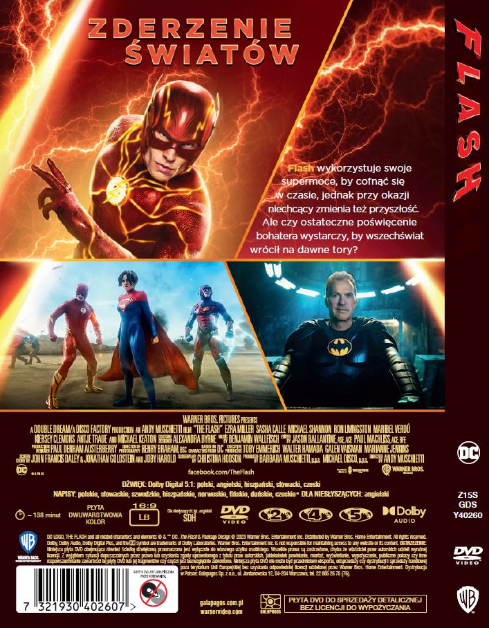 THE FLASH (DVD) Gatunek science fiction
