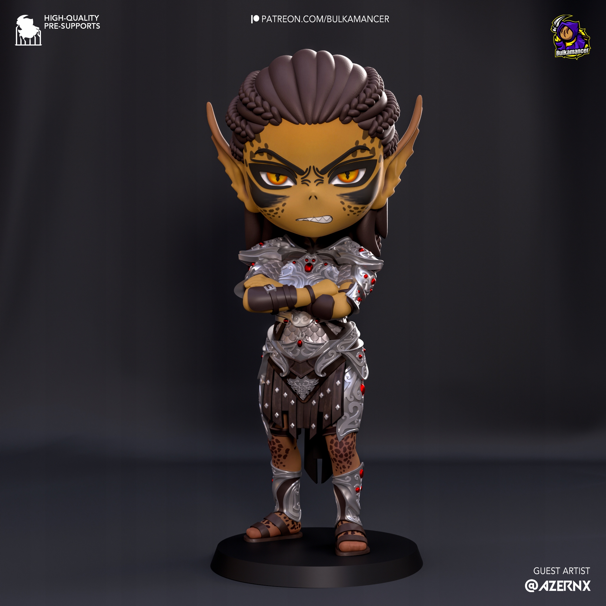 Mini figurka Lae'zel z Baldur's Gate 3