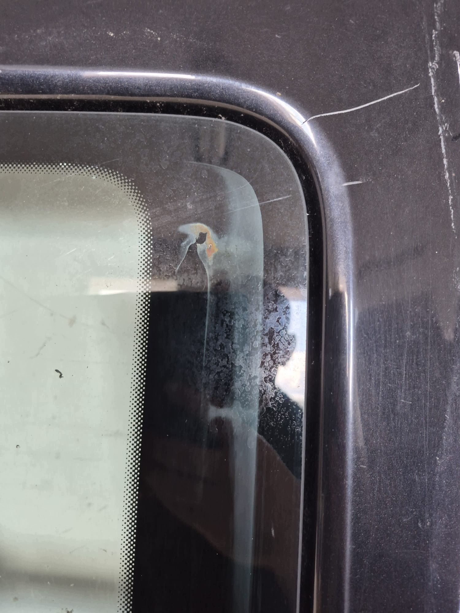 VW CADDY 2K 03- fenster seitlich schiebe tür rechts