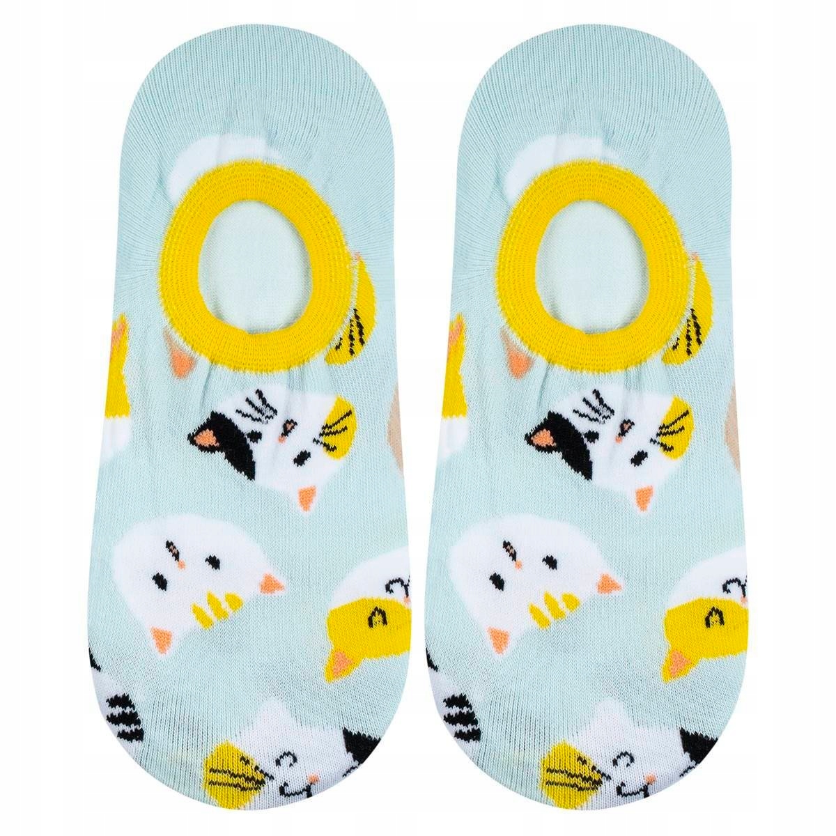 

kolorowe Stopki Damskie z Silikonem na pięcie Soxo