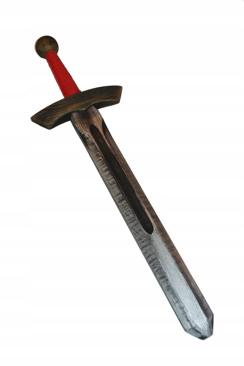 

Miecz rycerski drewniany średni 57cm strój rycerz