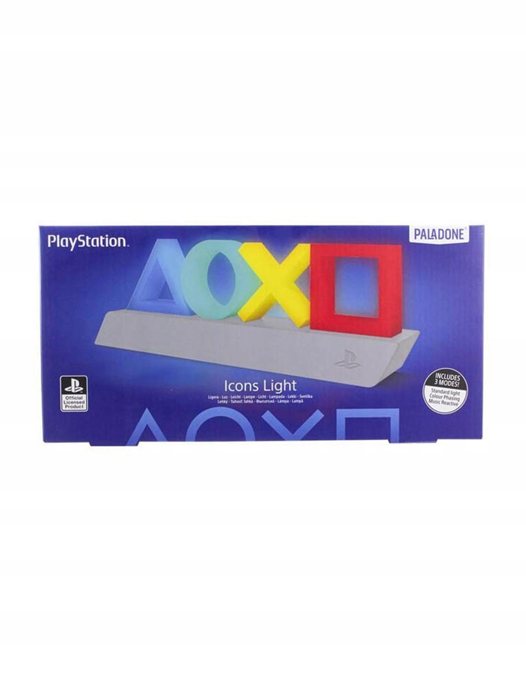 LAMPKA PLAYSTATION ICONS LIGHT REAGUJĄCA NA DŹWIĘK PALADONE GAMINGOWA