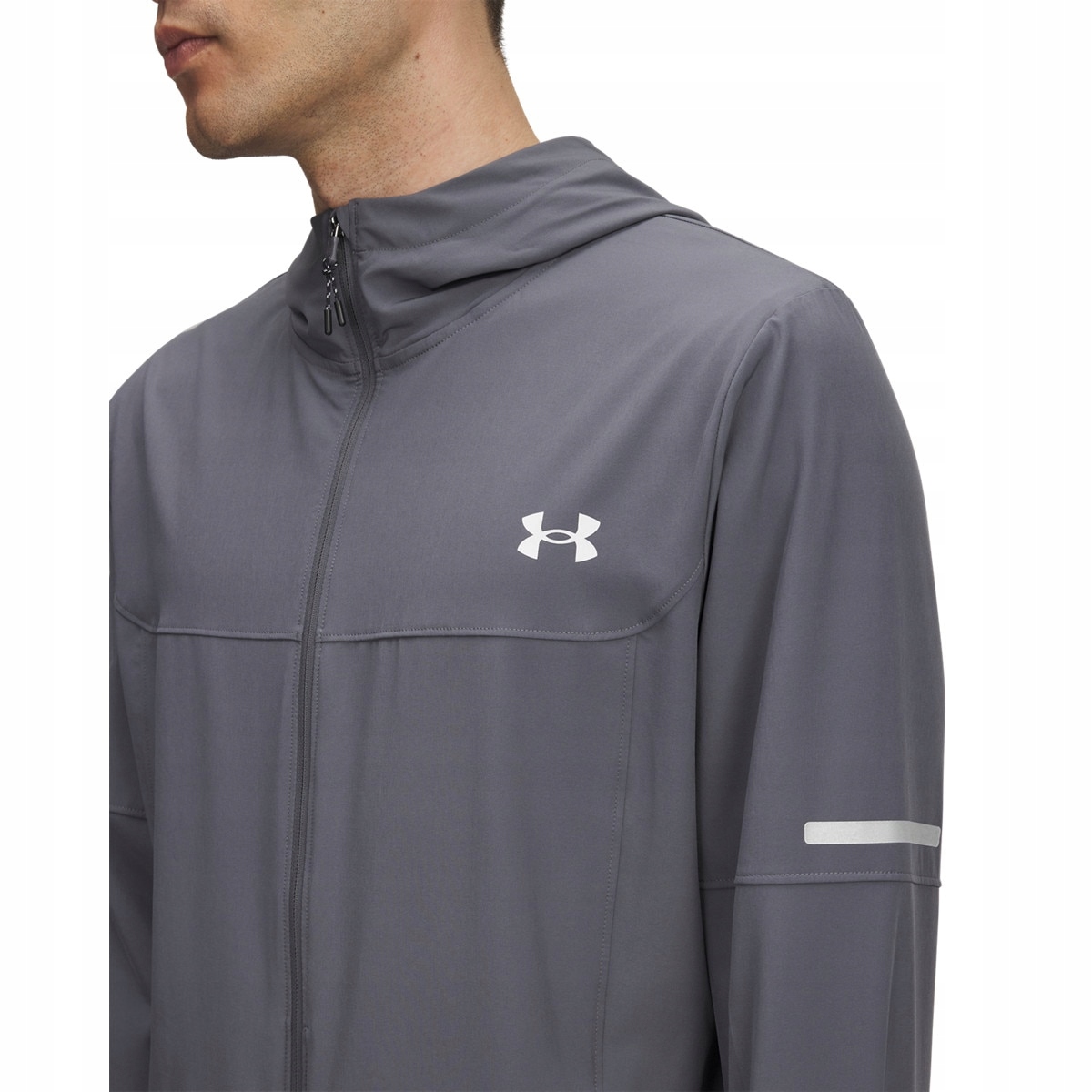 Under Armour Pánská bunda Under Armour Ua Tech Utility Woven Jckt-GRY