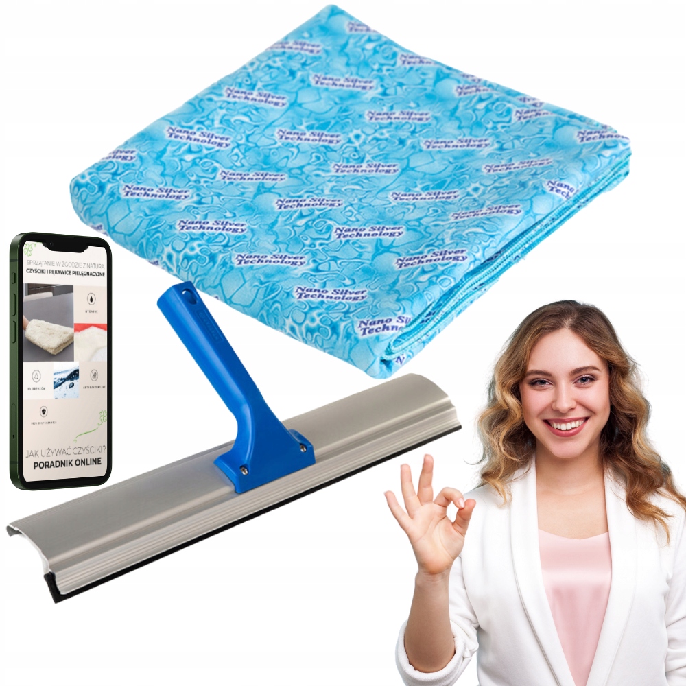 Sada Na Mytí Oken Raypath Kávovar Na Skla Zrcadla 40 cm Velký Sunbeam XXL