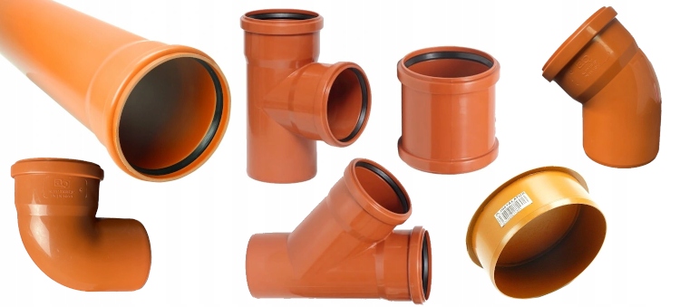 RURA KANALIZACYJNA ZEWNĘTRZNA FI 110 x 3,4 x 1000 PVC PCV PP 1m RURKA 97cm Marka Aquer