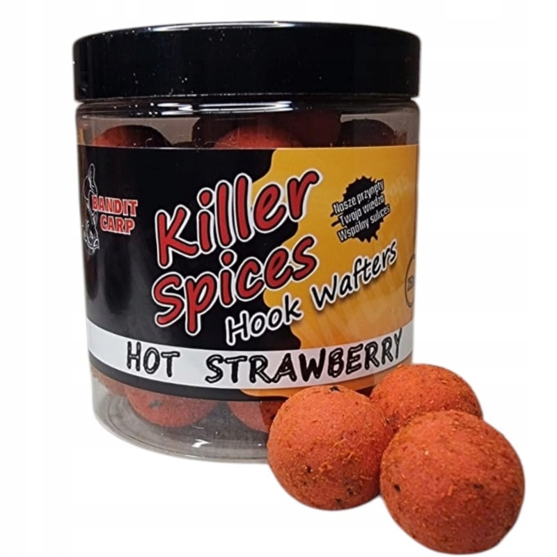 Bandit Carp Kulki Wafters Killer Spices Hot Strawberry 20MM