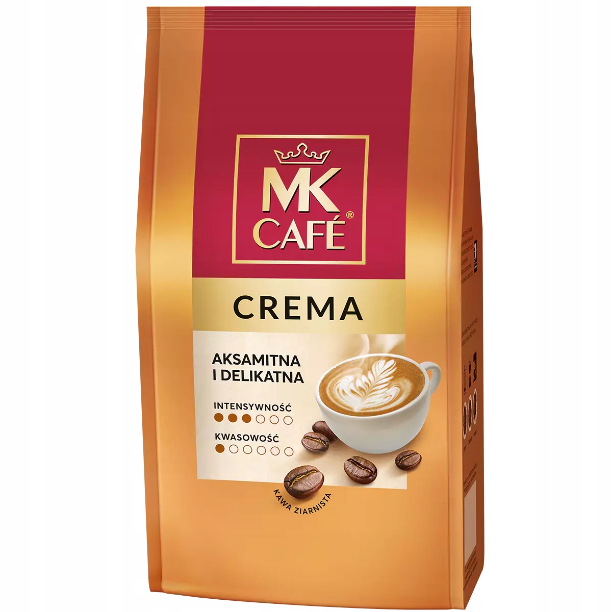 Mk Cafe Crema Kawa Ziarnista Delikatna Do Ekspresu Automatycznego 500 G