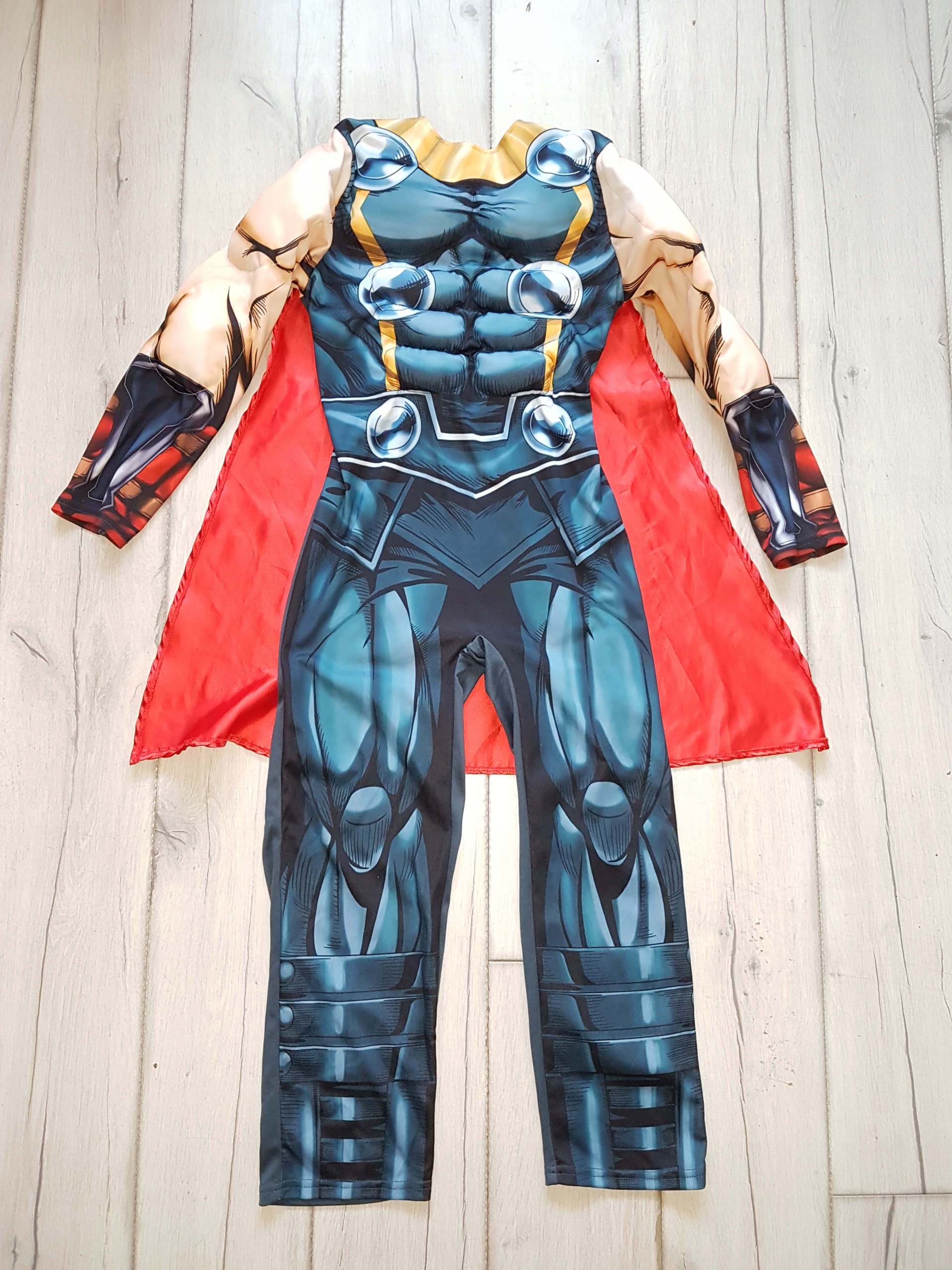 STRÓJ KOSTIUM THOR PELERYNA AVENGERS 7-8 l