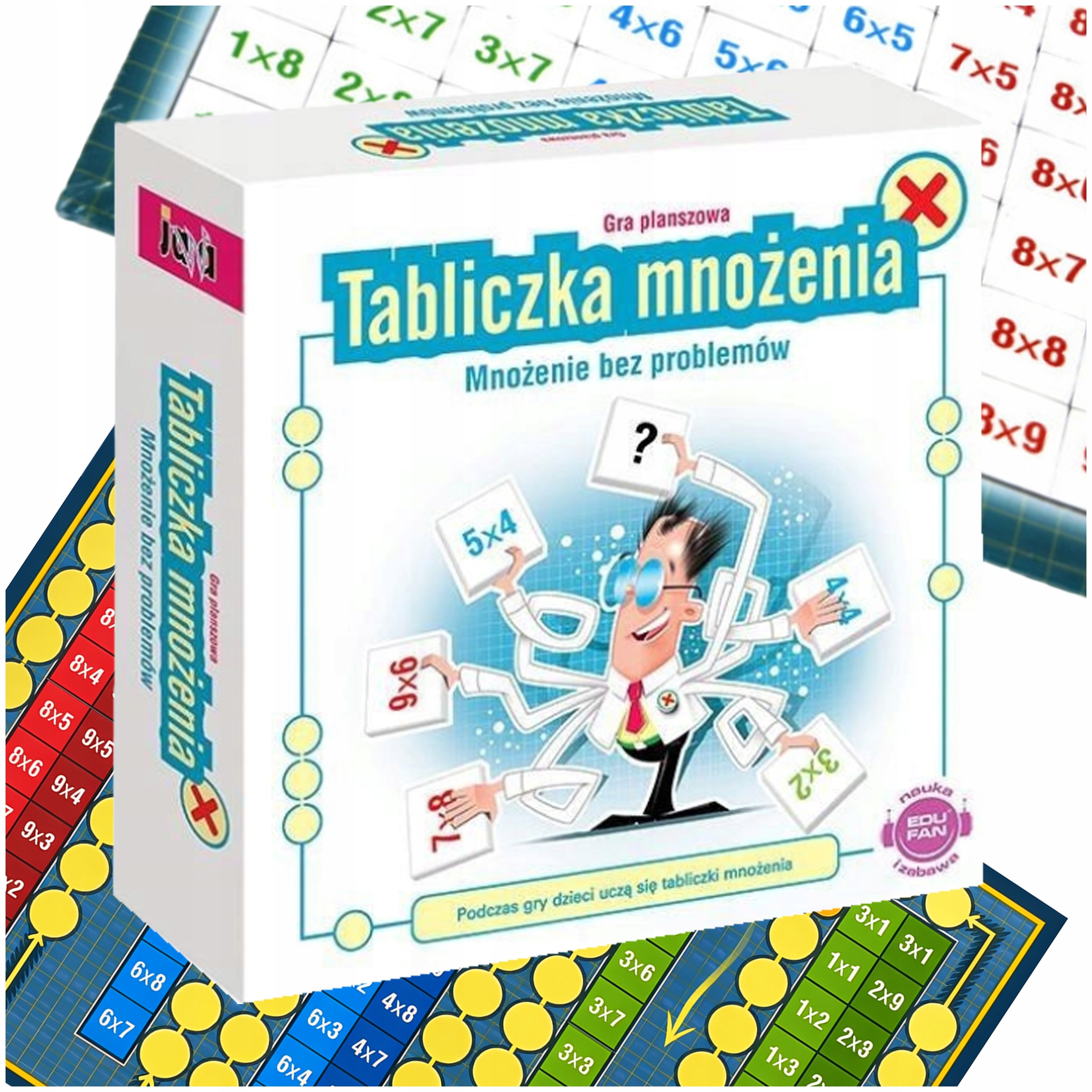 Tabliczka Mnożenia Logiczna Gra Dziecięca Rozwijająca Myślenie Nauka