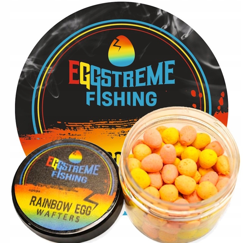Przynęta Method Feeder Eggstream Fishing Rainbow Egg Wafters 7mm Wyprane
