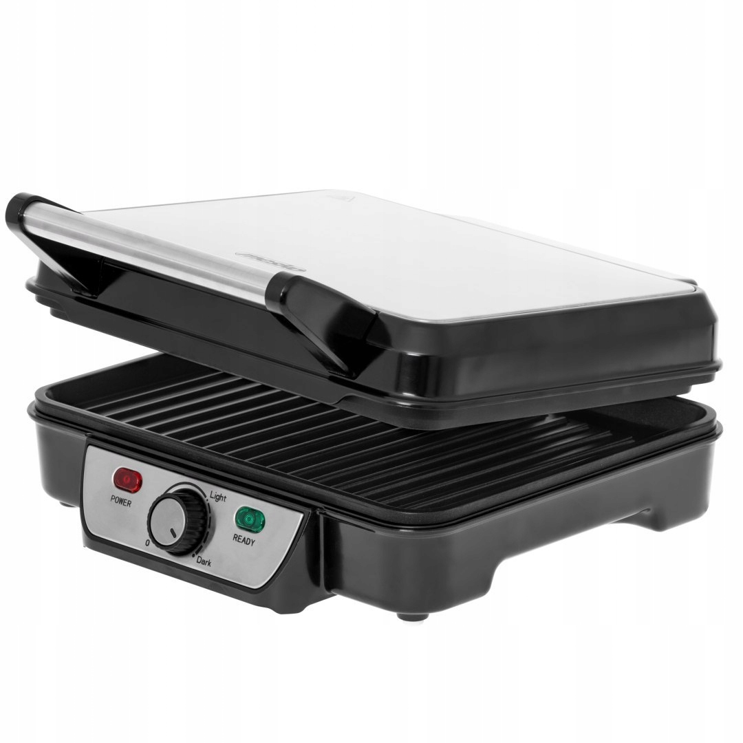 Mesko Ms 3050 Grill Grill kontaktowy 1800 W Czarny Stal nierdze