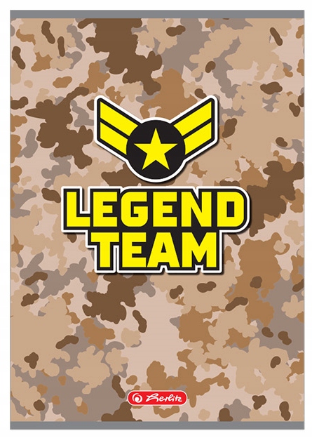 

Zeszyt Herlitz A5-32 Kratka Military Legend Team