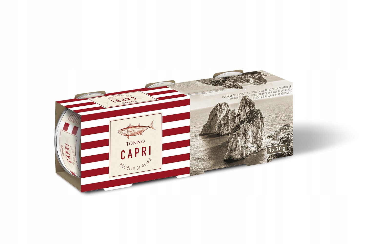 

Tuńczyk w oliwie z oliwek 3x80g Capri