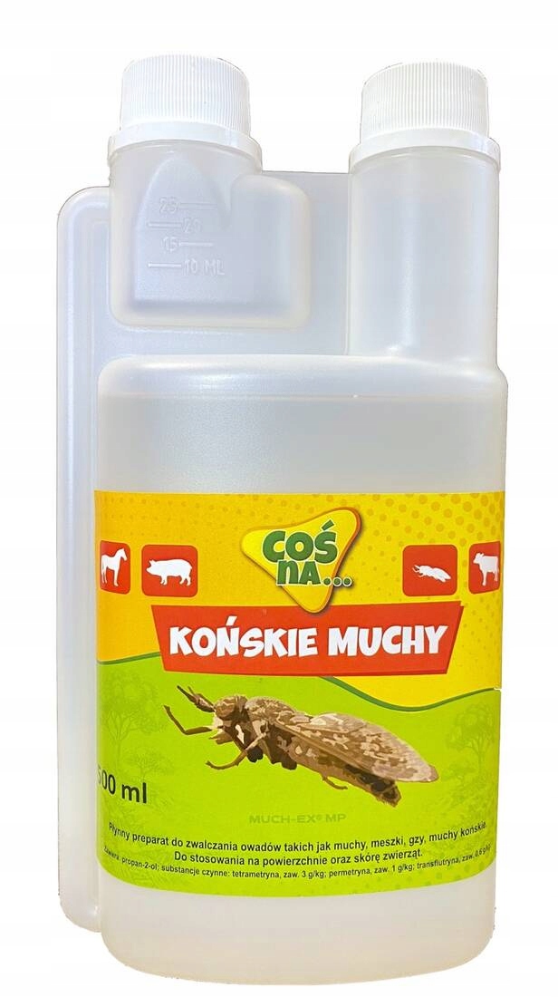 Coś na końskie muchy 500ml Asplant na muchy, meszki, gzy, muchy końskie