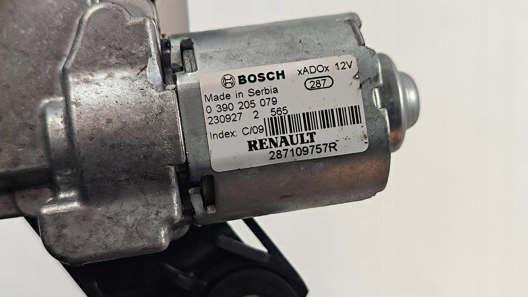 motor ablaktörlők far 287109757R RENAULT CAPTUR II