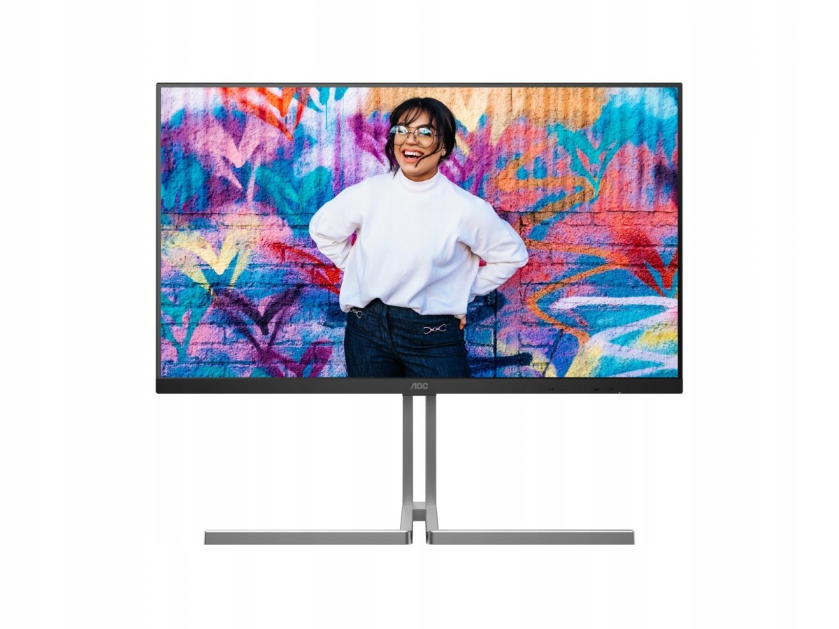 Aoc Monitor U32U3CV 31,5 palce Nano Ips 4K HDMIx2 Dp Usb-c RJ45 Kvm Pivot