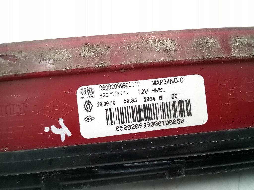 Renault Clio III 3 kombi light light light stop 8200618714