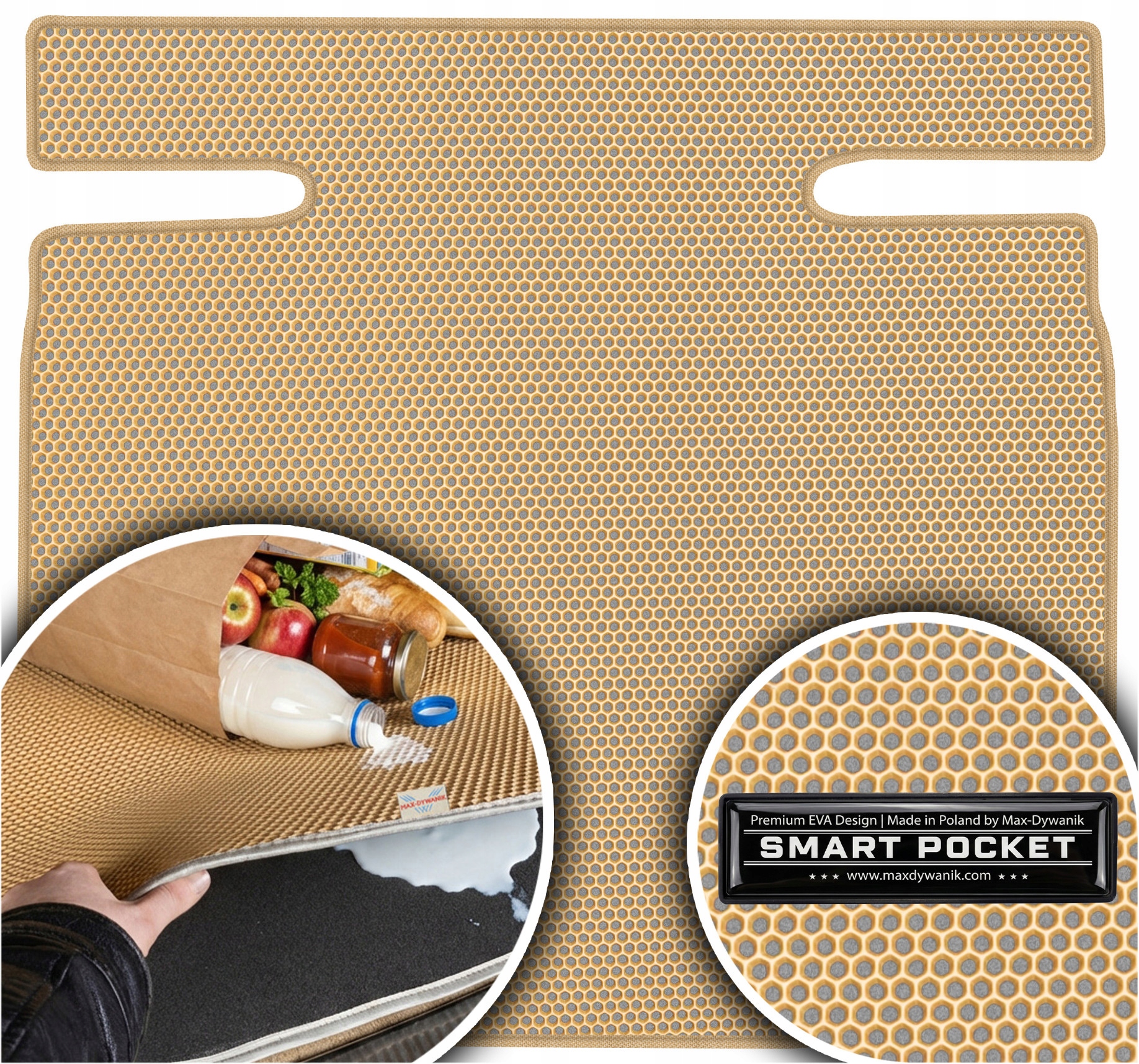Opel Insignia A Sedan 2008-2017 Vložka do kufru Eva Smart Pocket Béžová