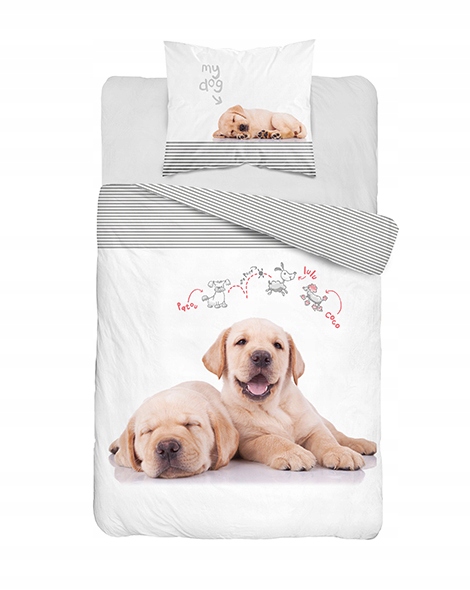 

Pościel bawełniana Pies Piesek Pieski 160x200