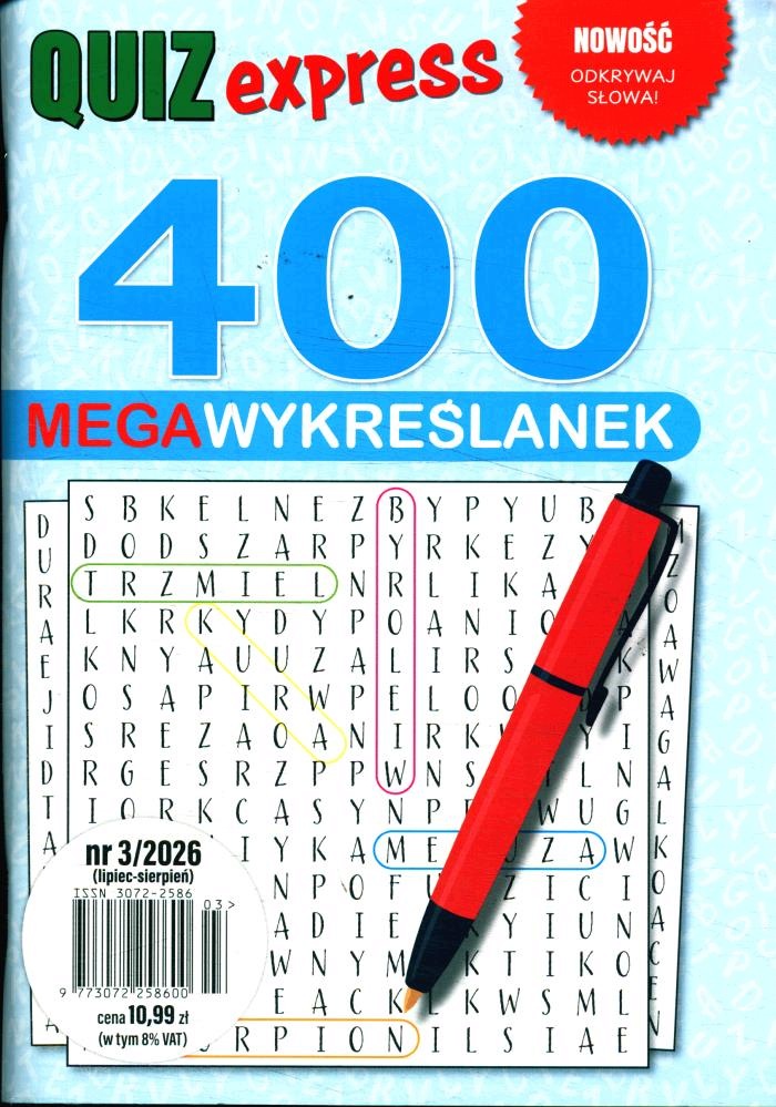 400 Wykreślanek 3 2026 Quiz Express