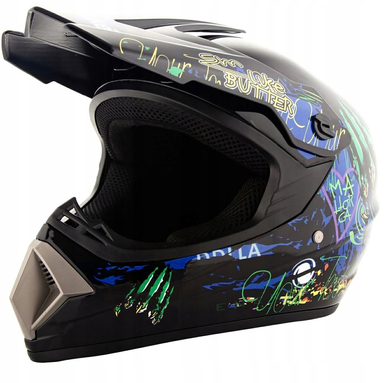 Kask Crossowy Lekki Enduro Quad Atv Na Crossa Cross Mtb kask na hulajnoge M