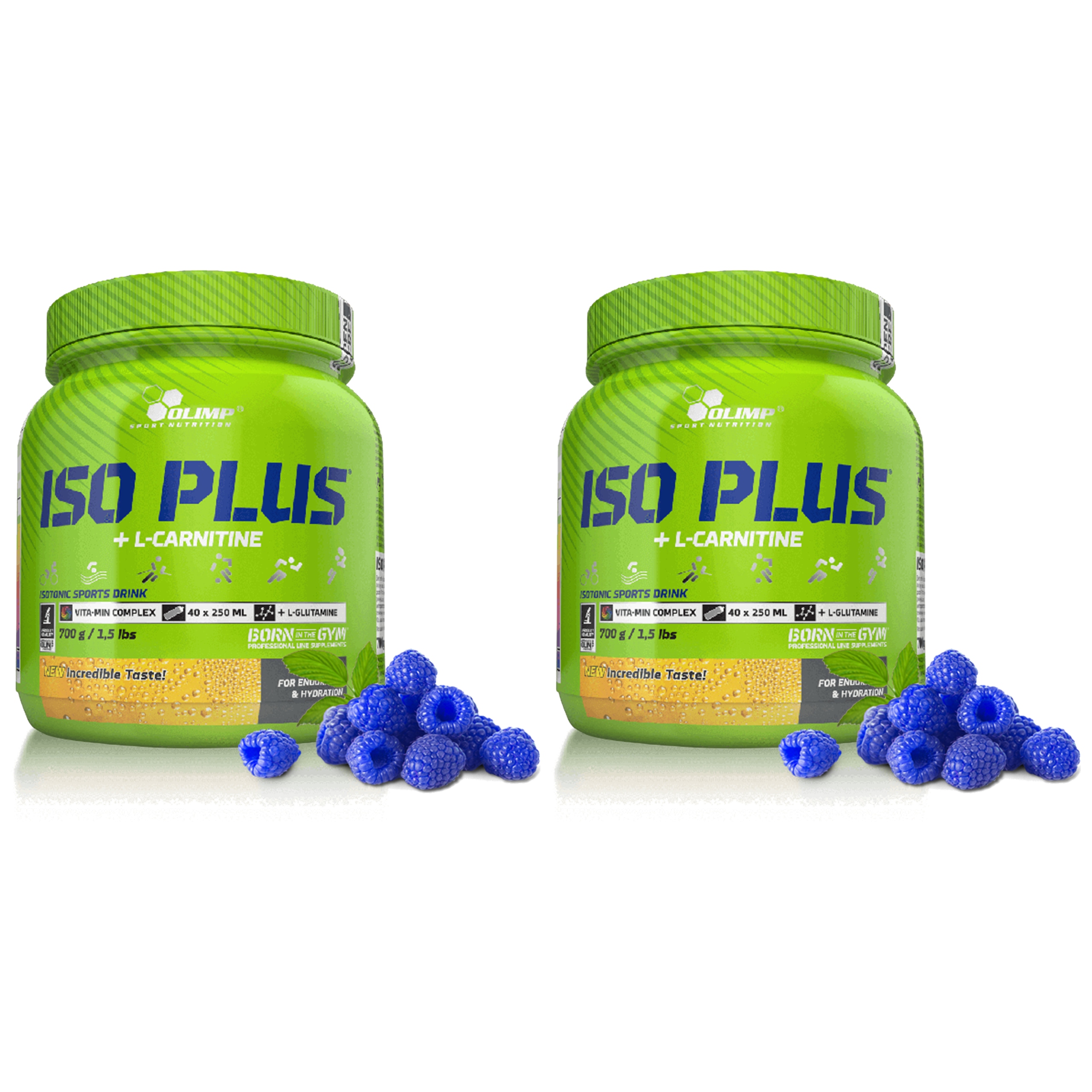 2x Olimp Iso Plus Powder 700g Nápoj Isotonic Vitamíny