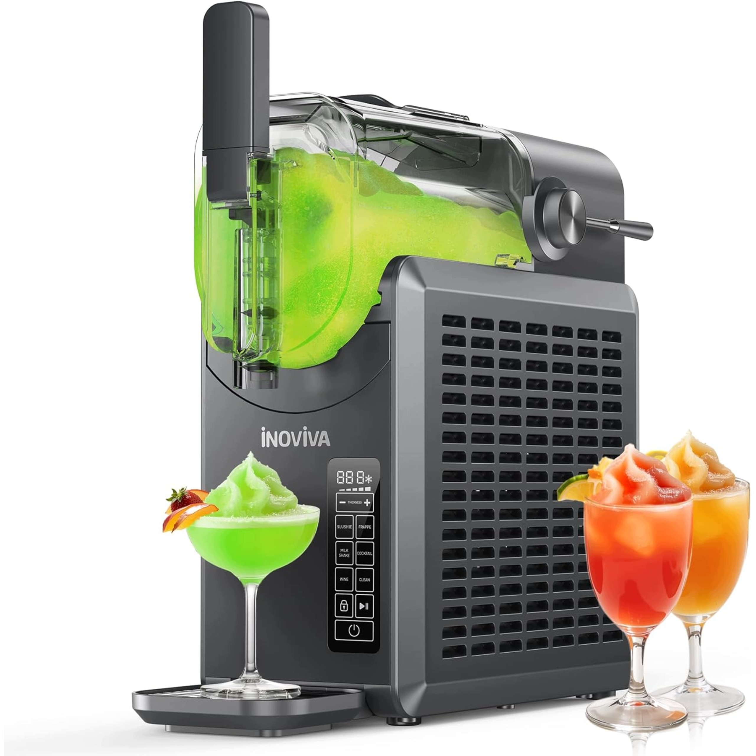 Samočistiaci stroj na výrobu mrazených nápojov Smoothie Slushie 1,89 l
