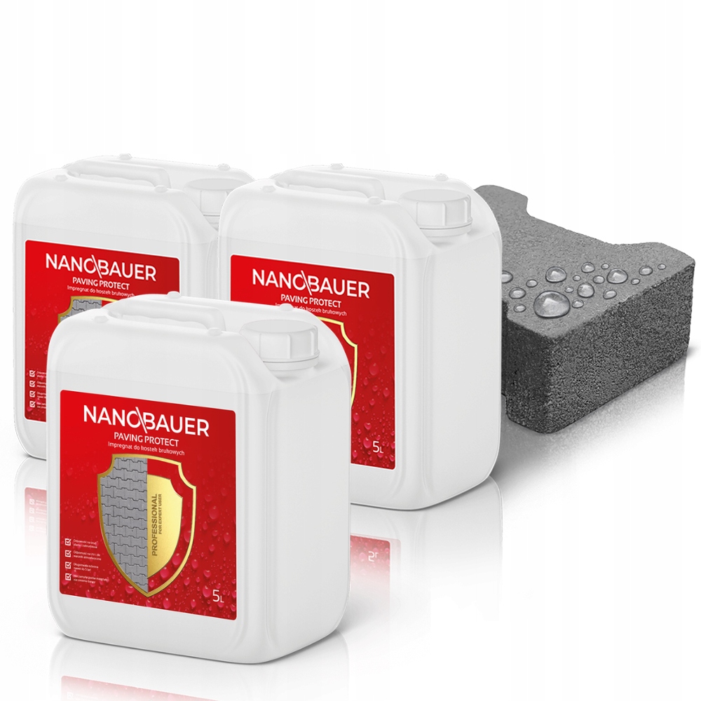 Impregnat ochrona do kostki brukowej bruku Nanobauer 15L do 120m²