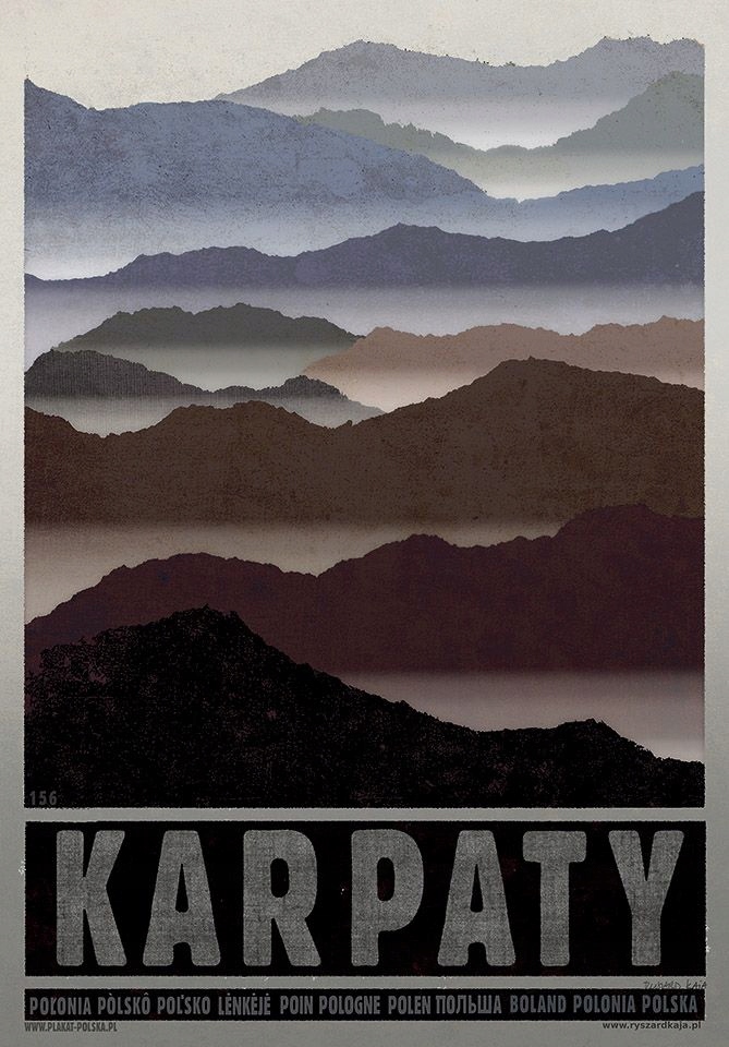 

Polska Szkoła Plakatu Karpaty Ryszard Kaja