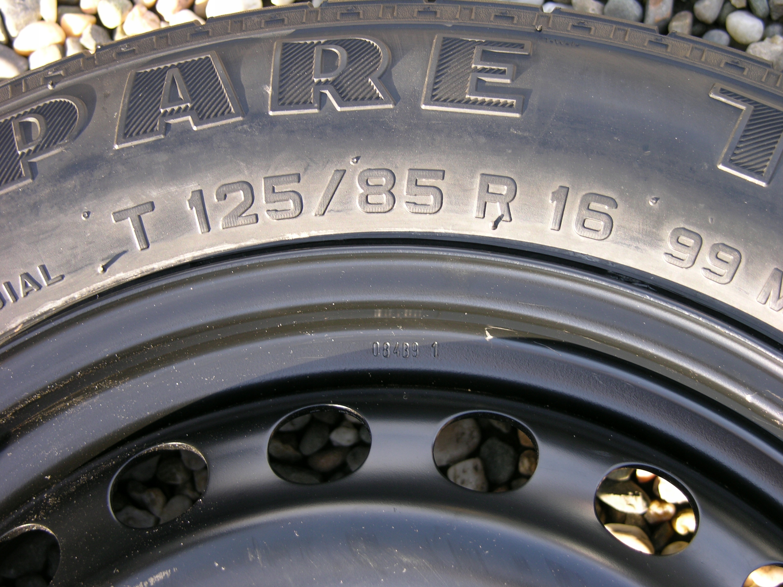 KOŁO DOJAZDOWE 16" 5x108 FORD C-MAX FOCUS Szerokość opony 125 mm