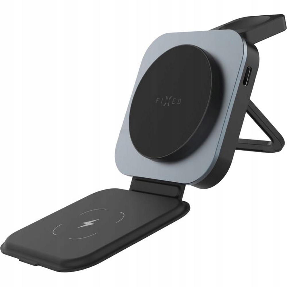 Bezdrátová nabíječka Qi 3v1 15W, Fixed pro MagSafe pro iPhone, Apple Watch