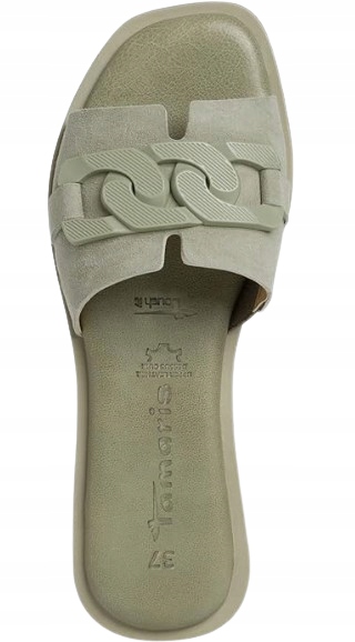 Tamaris Zelené Nazouváky S Ozdobnou Zasouvací Sponou, Velikost 38