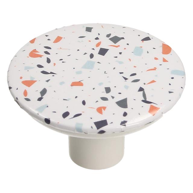 

Gałka meblowa Gamet GX01 V82 Terazzo Białe