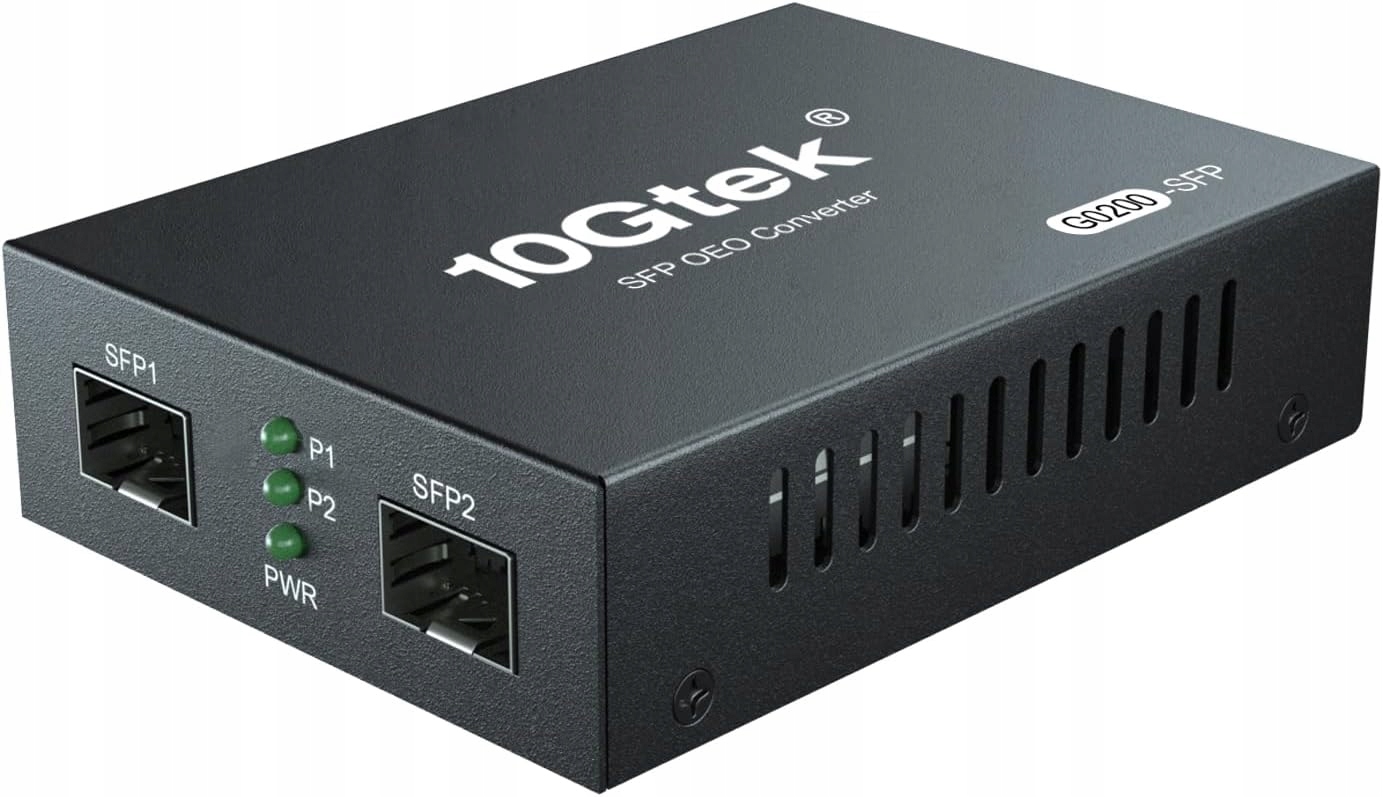 10GTEK Dwuportowy konwerter Sfp Oeo 1,25 Gb/s/2,5 Gb/s G0200-SFP
